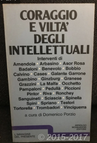 Copertina di Coraggio e viltà degli intellettuali
